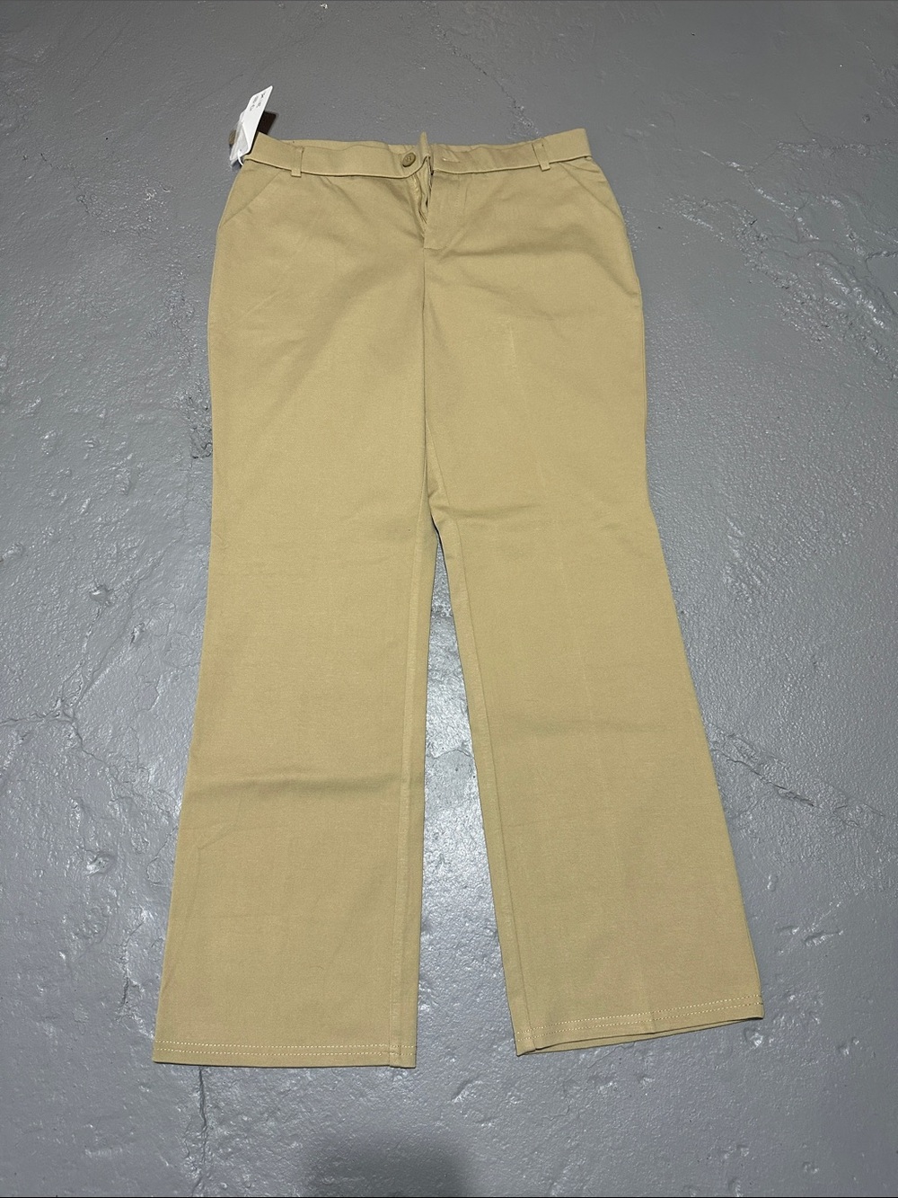 Classic Straight Leg Women's Pants in Khaki